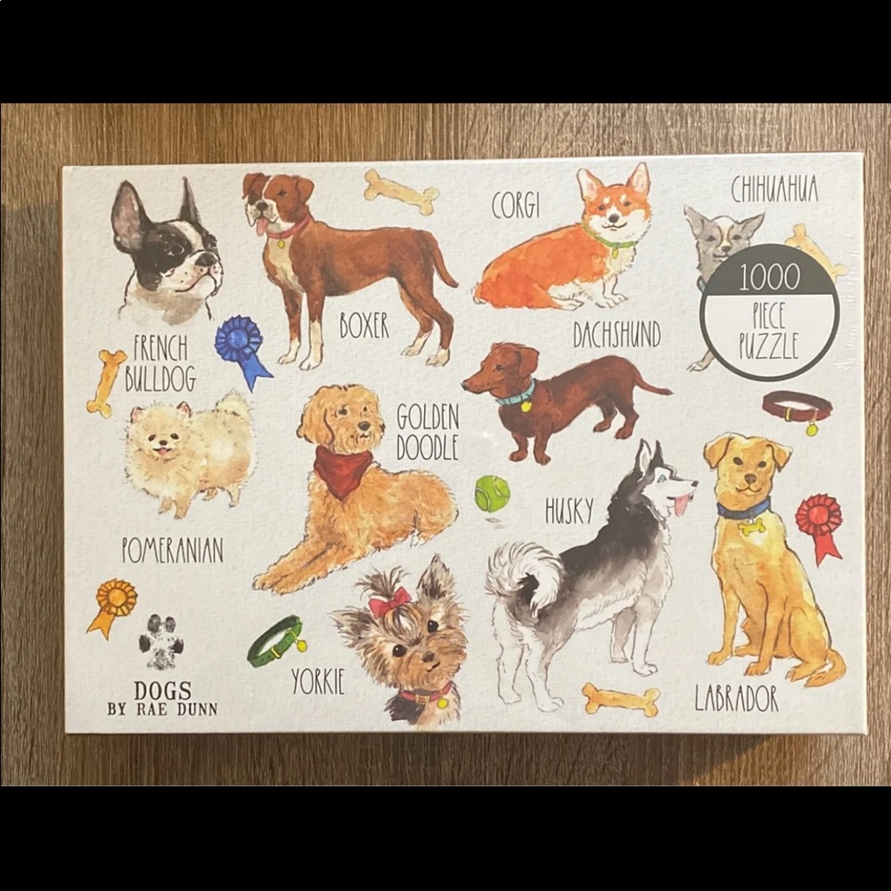 New Rae Dunn Dog Puzzle

1000 pieces